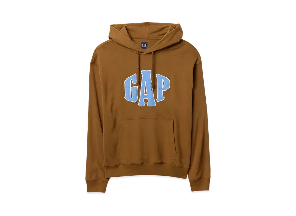 GAP Vintage Soft Oversized Gap Logo Hoodie "Bright Brown"