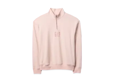 GAP Vintage Soft Half Zip Up Sweat Trainer "Misty Rose"