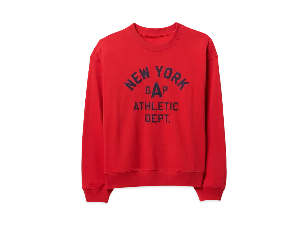 GAP Vintage Soft New York Athletic Logo Sweat Trainer "Tomato Sauce"
