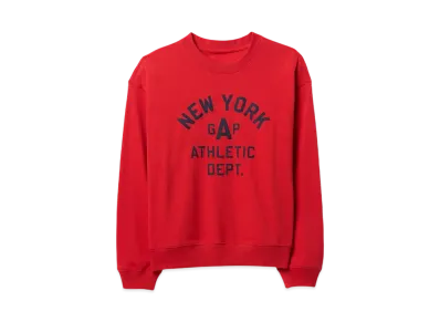 GAP Vintage Soft New York Athletic Logo Sweat Trainer "Tomato Sauce"