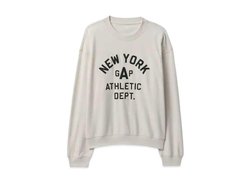 GAP Vintage Soft New York Athletic Logo Sweat Trainer "Curl Stone"