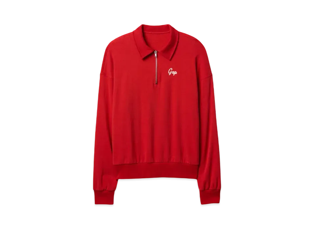 GAP Vintage Soft Gap Logo Polo Sweat Trainer "Tomato Sauce"