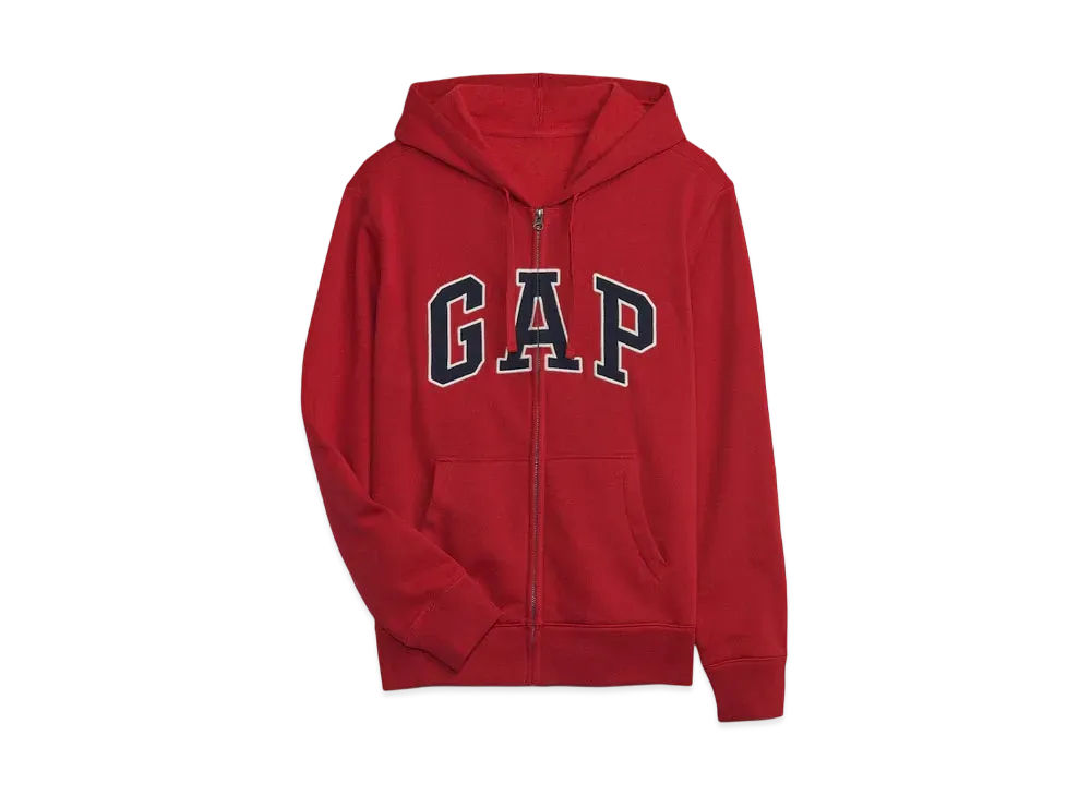 GAP Relax Gap Logo Zip Up Parka "Red Apple"