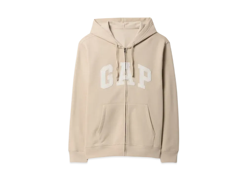 GAP Relax Gap Logo Zip Up Parka "Bed Rock"