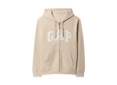 GAP Relax Gap Logo Zip Up Parka "Bed Rock"