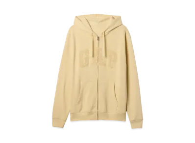 GAP Relax Gap Logo Zip Up Parka "Lead Yellow"