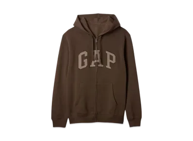 GAP Relax Gap Logo Zip Up Parka "Ground"