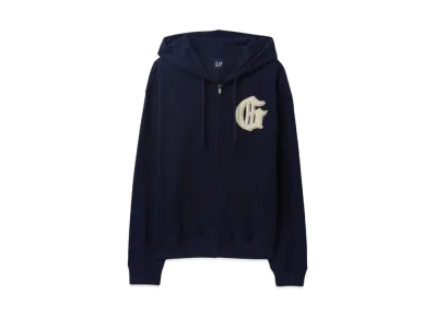 GAP Vintage Soft Gap Logo Zip Up Parka "Navy Uniform"