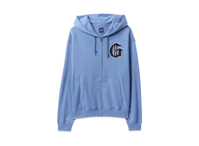GAP Vintage Soft Gap Logo Zip Up Parka "Soft Corn Flour"