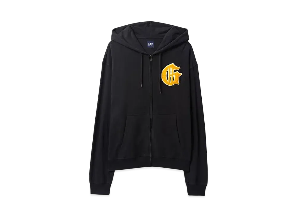 GAP Vintage Soft Gap Logo Zip Up Parka "Moonless Night"