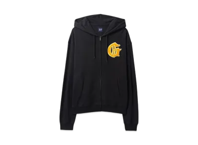 GAP Vintage Soft Gap Logo Zip Up Parka "Moonless Night"