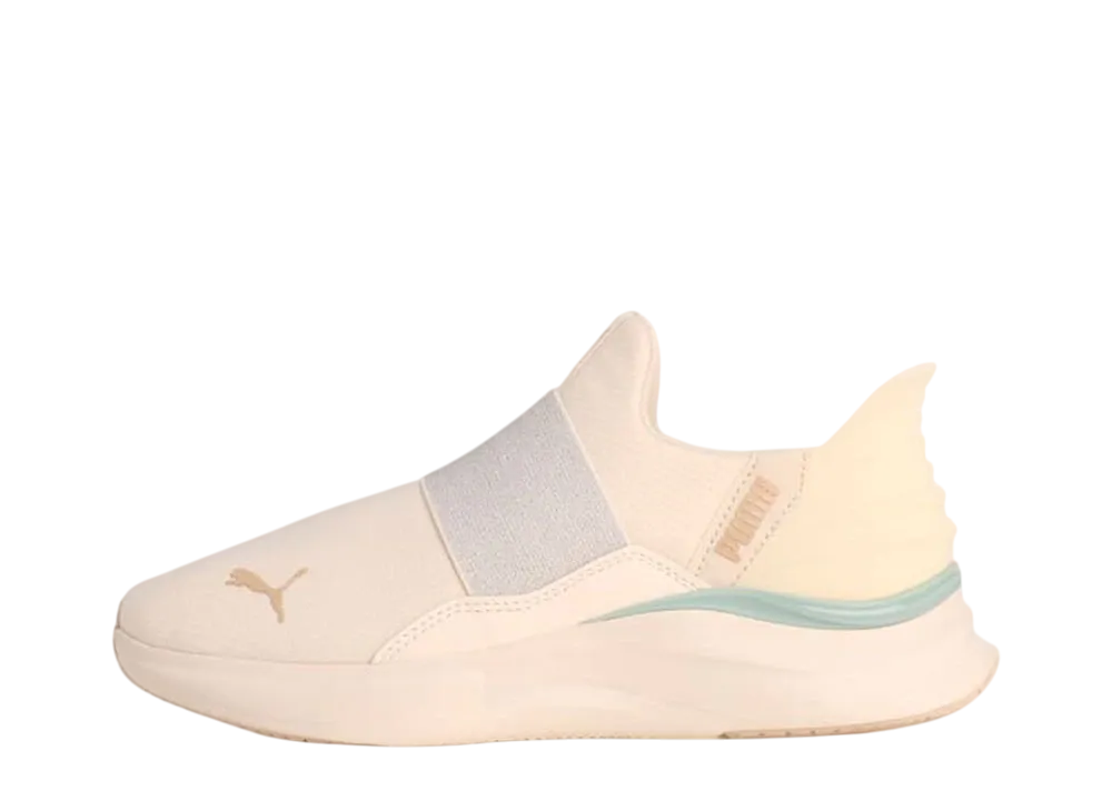 プーマ ウィメンズ ソフトライド ハーモニー イーズイン GL "フロステッドアイボリー/トーステッドアーモンド"