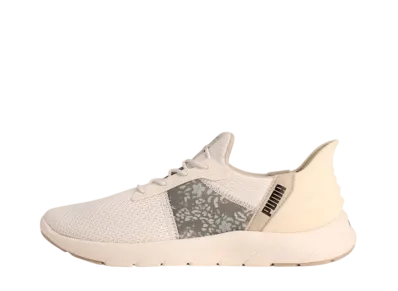 Puma Women's Softride Remi Ease In Leo "Warm White/Puma Black"