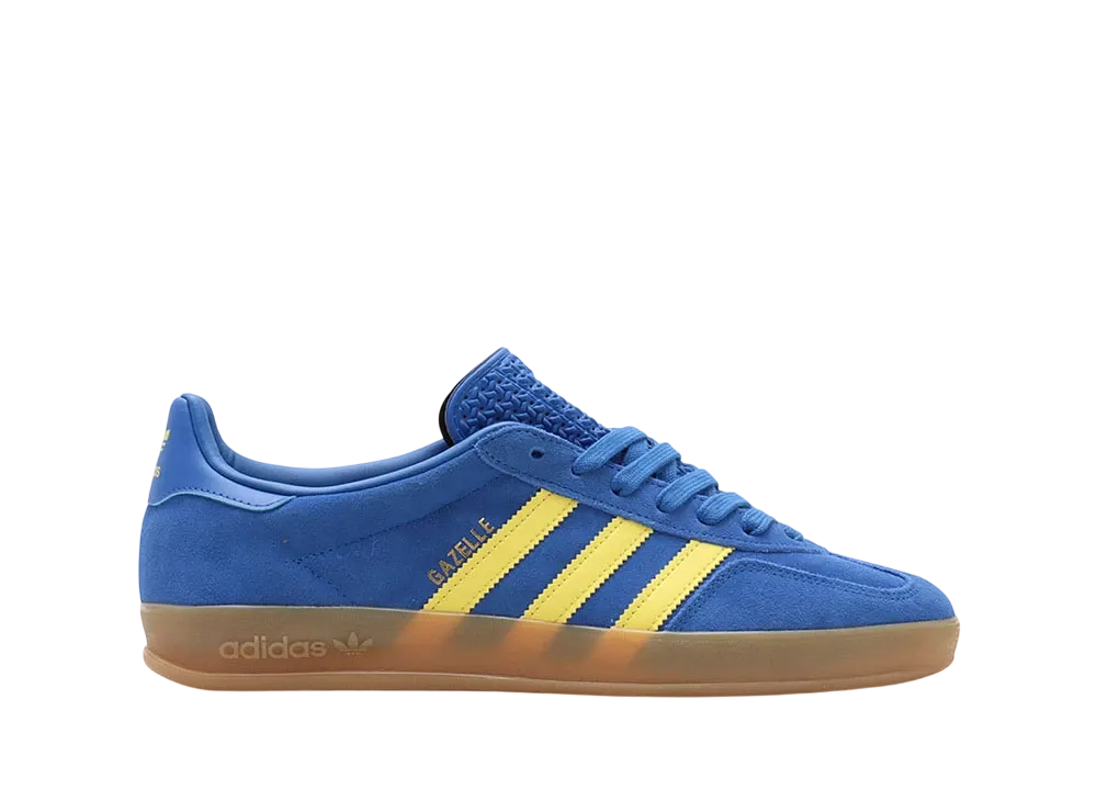adidas Gazelle Indoor "Blue/Pure Sulfur/Gum"