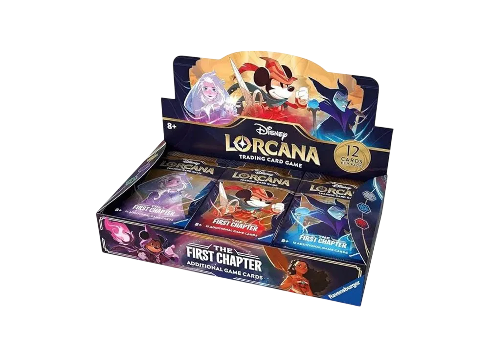 booster box lorcana first chapter Disney Opening Add more glimmers to your crew with The First Chapter booster packs filled with 12 randomized cards Disney Lorcana - The First