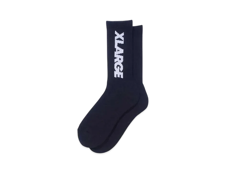 XLARGE Standard Logo Middle Socks "Black"