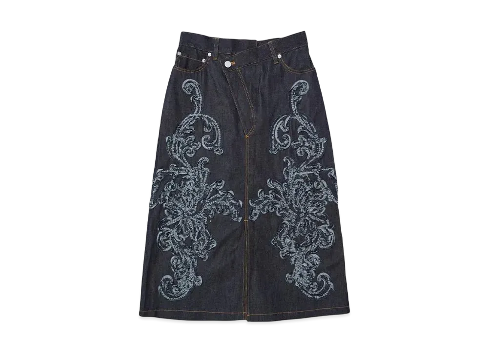 TAAKK DENIM SKIRT "INDIGO"