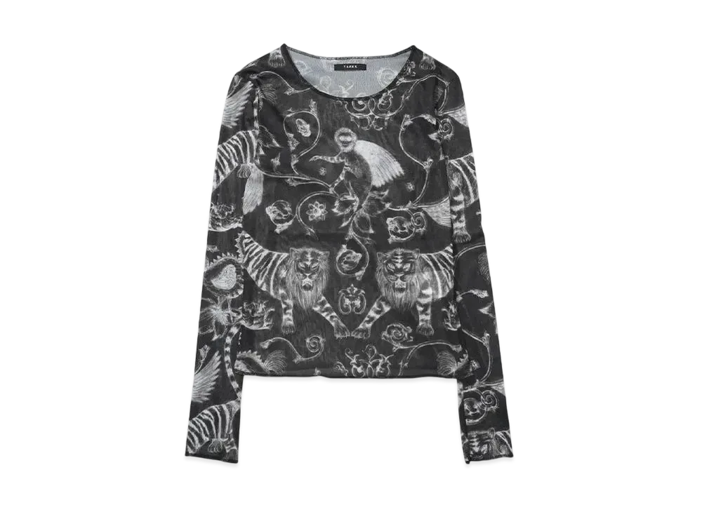 TAAKK TULLE T "BLACK"