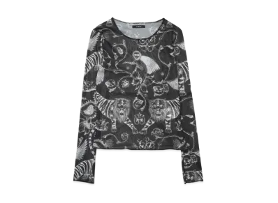 TAAKK TULLE T "BLACK"