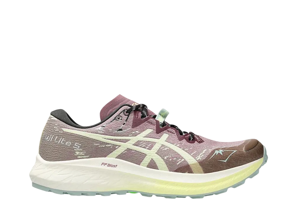 アシックス ウィメンズ フジライト5 "パープルオキサイド/ハドルイエロー"