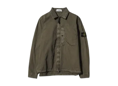 STONE ISLAND OVERSHIRT "MILITARY GREEN"