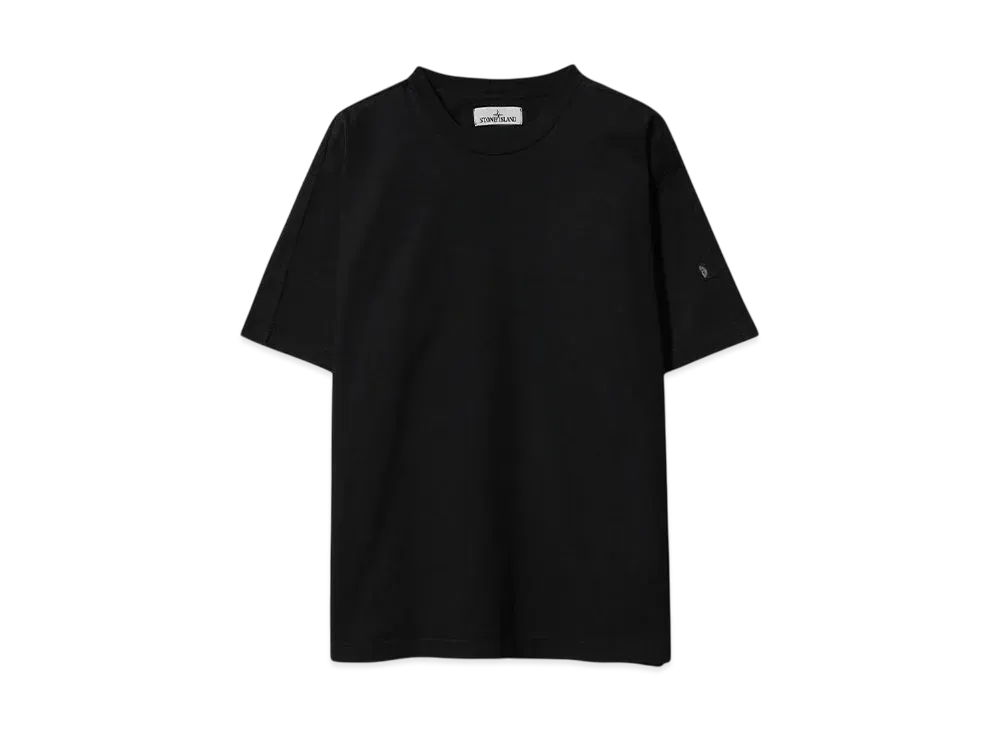 STONE ISLAND FELPA M/CORTA "BLACK"