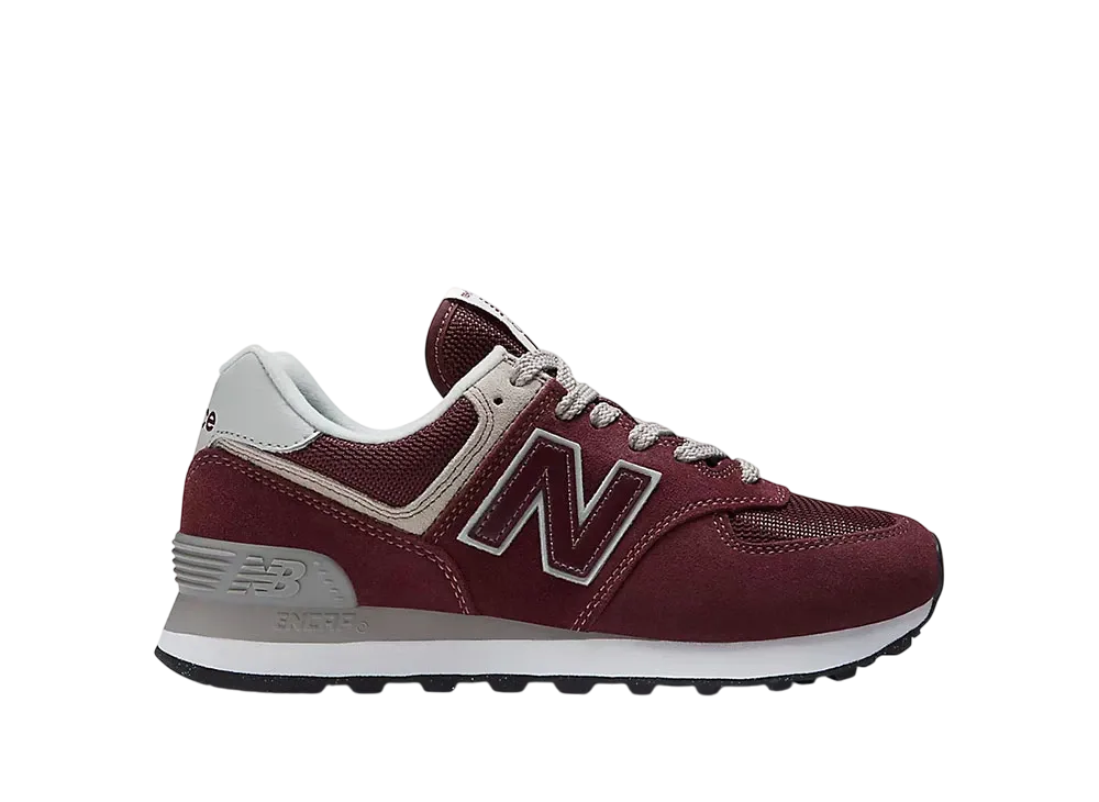 ニューバランス ウィメンズ 574 "バーガンディ/ホワイト"