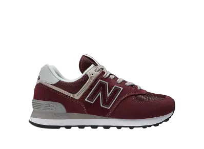New Balance Women's 574 "Burgundy/White"