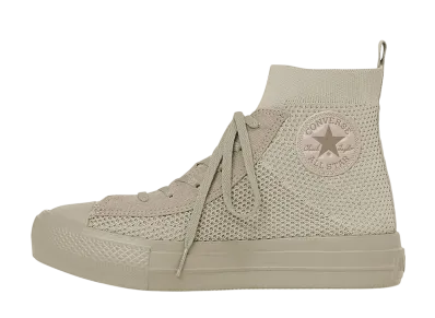 Converse All Star Light PLTS Knit Hi "Light Taupe"