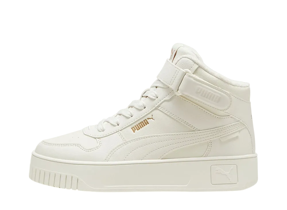 プーマ ウィメンズ キャリーナ ストリート ミッド WTR "ヴェイパーグレー/ヴェイパーグレー/プーマゴールド"