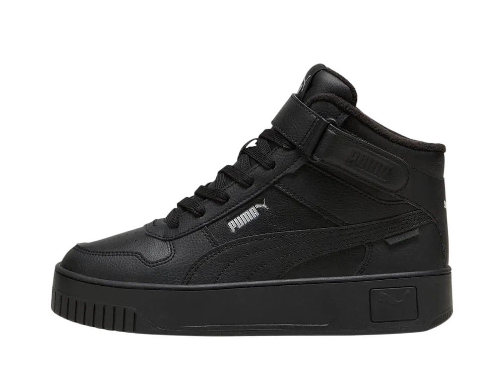 プーマ ウィメンズ キャリーナ ストリート ミッド WTR "プーマブラック/プーマブラック/プーマシルバー"