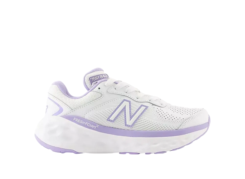 New Balance Women's Fresh Foam X 840F "White/Lilac Glo"