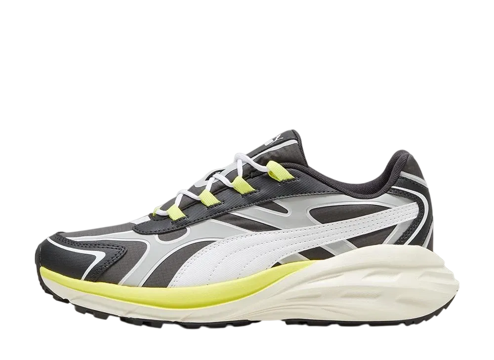 Puma Hypnotic LS Abrupt "Shadow Gray/Puma White/Cool Light Gray/Lime Sheen"