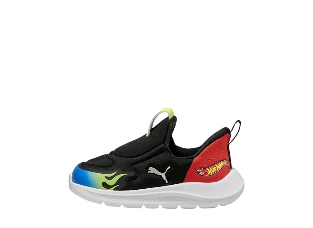 ホットウィール × プーマ TD ファンレーサー2 イーズイン "プーマブラック/レモンシャーベット/プーマチームロイヤル" (キッズ)
