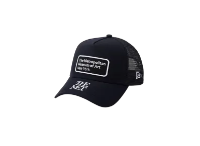 NEW ERA x The Met 9Forty A-Frame Tracker Visor Logo "Navy"