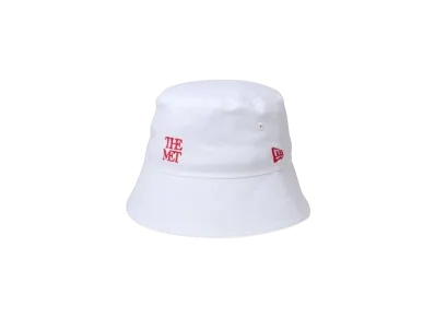NEW ERA x The Met Bucket 01 Sailor Brim Mini Logo "White"