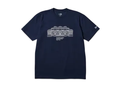 NEW ERA x The Met Short Sleeve Cotton T-shirt The Met Museum Regular Fit "Navy"