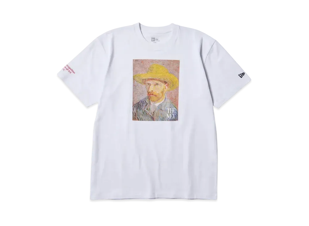 NEW ERA x The Met Short Sleeve Cotton T-shirt The Met Vincent Van Gogh Regular Fit "White"