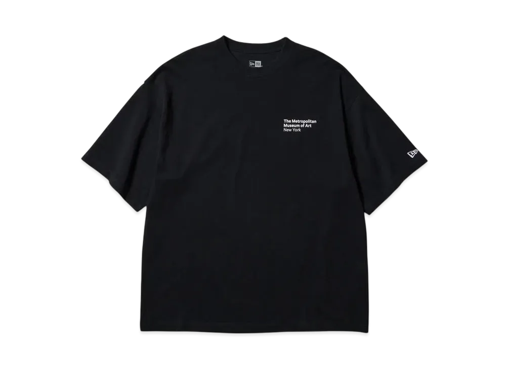 NEW ERA x The Met Short Sleeve Oversized Cotton T-shirt "Black"