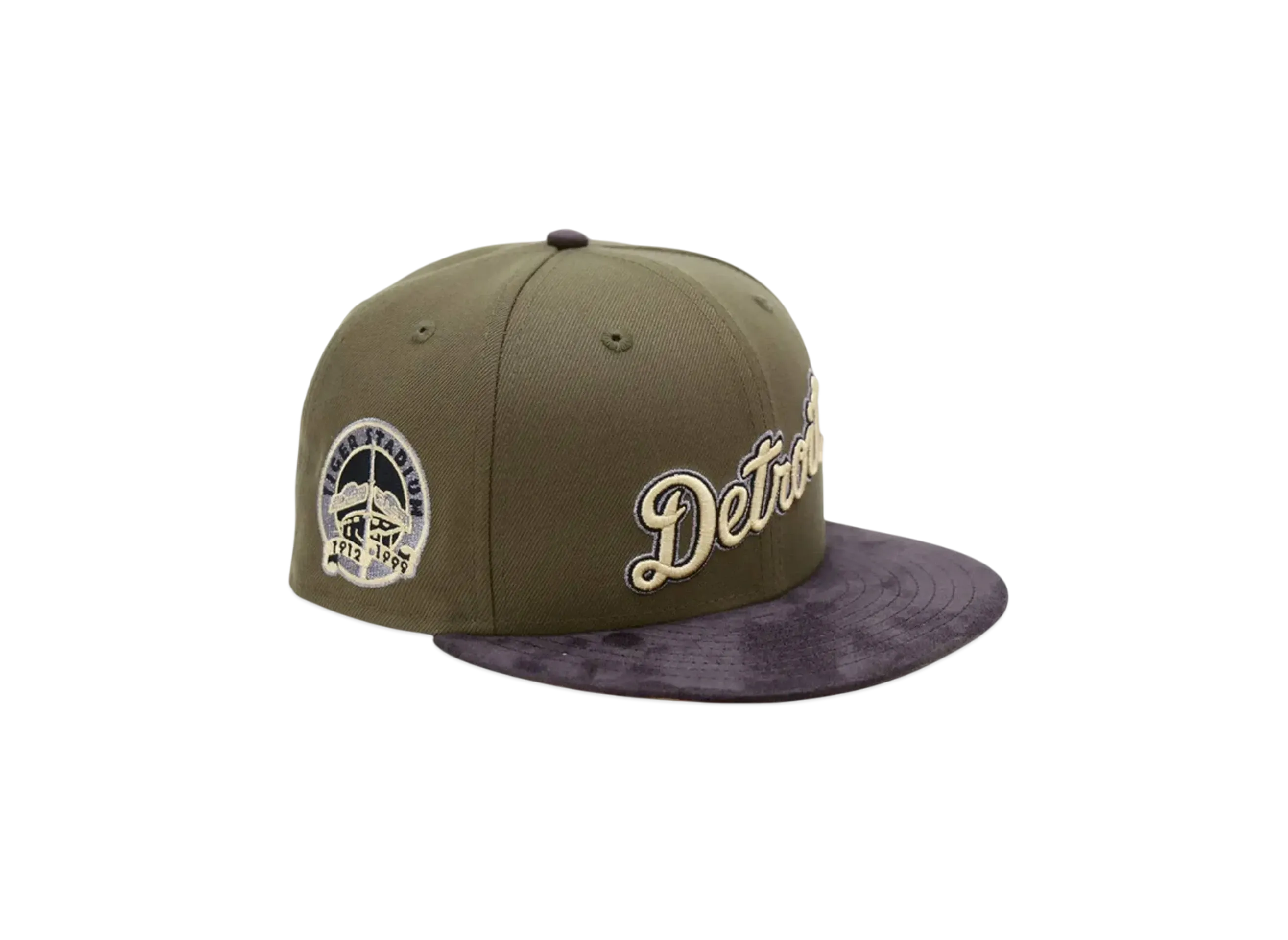 NEW ERA x THE CAP 59Fifty 'HASH CASH' Detroit Tigers "Charcoal/Moss Green"