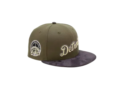 NEW ERA x THE CAP 59Fifty 'HASH CASH' Detroit Tigers "Charcoal/Moss Green"
