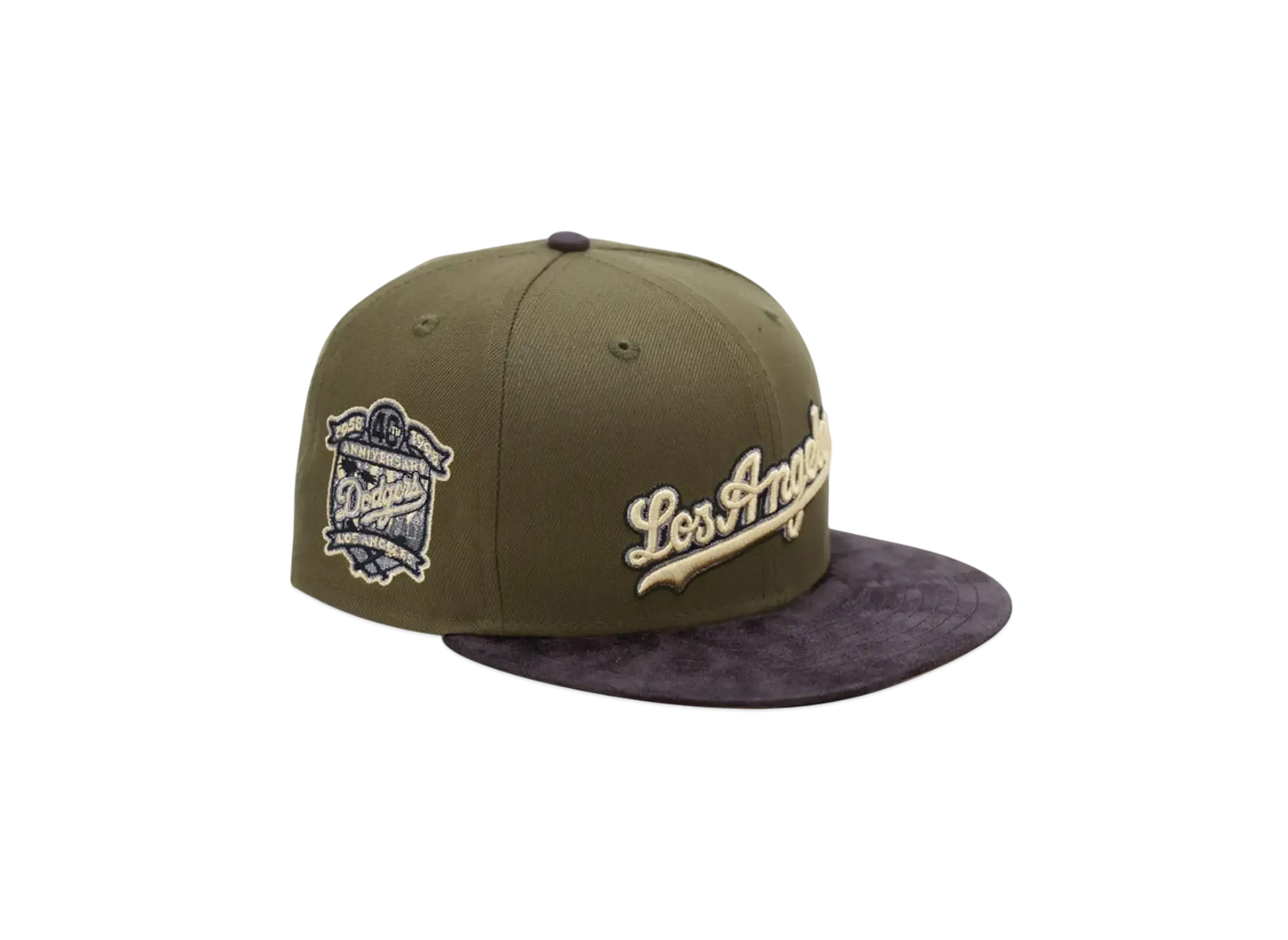 NEW ERA x THE CAP 59Fifty 'HASH CASH' Los Angeles Dodgers "Charcoal/Moss Green"
