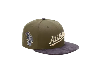 NEW ERA x THE CAP 59Fifty 'HASH CASH' Oakland Athletics "Charcoal/Moss Green"