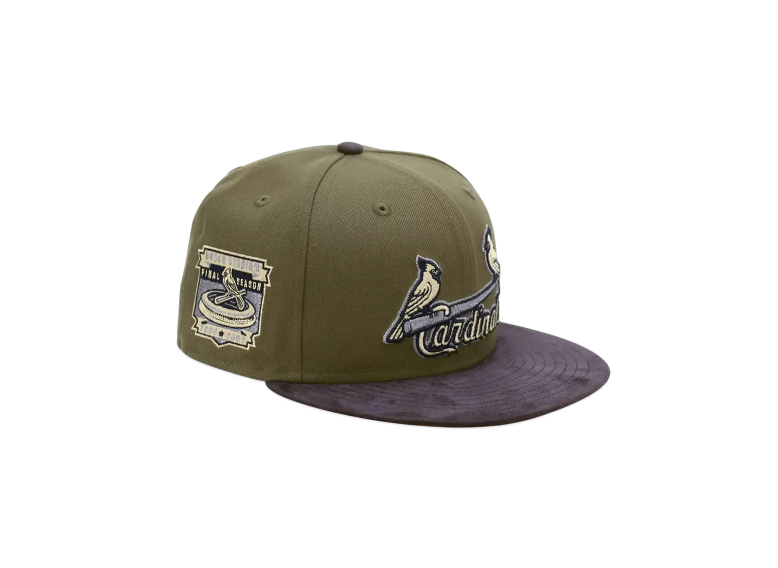 NEW ERA x THE CAP 59Fifty 'HASH CASH' St Louis Cardinals "Charcoal/Moss Green"