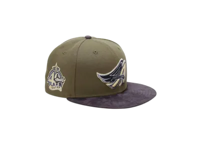 NEW ERA x THE CAP 59Fifty 'HASH CASH' Anaheim Angels "Charcoal/Moss Green"