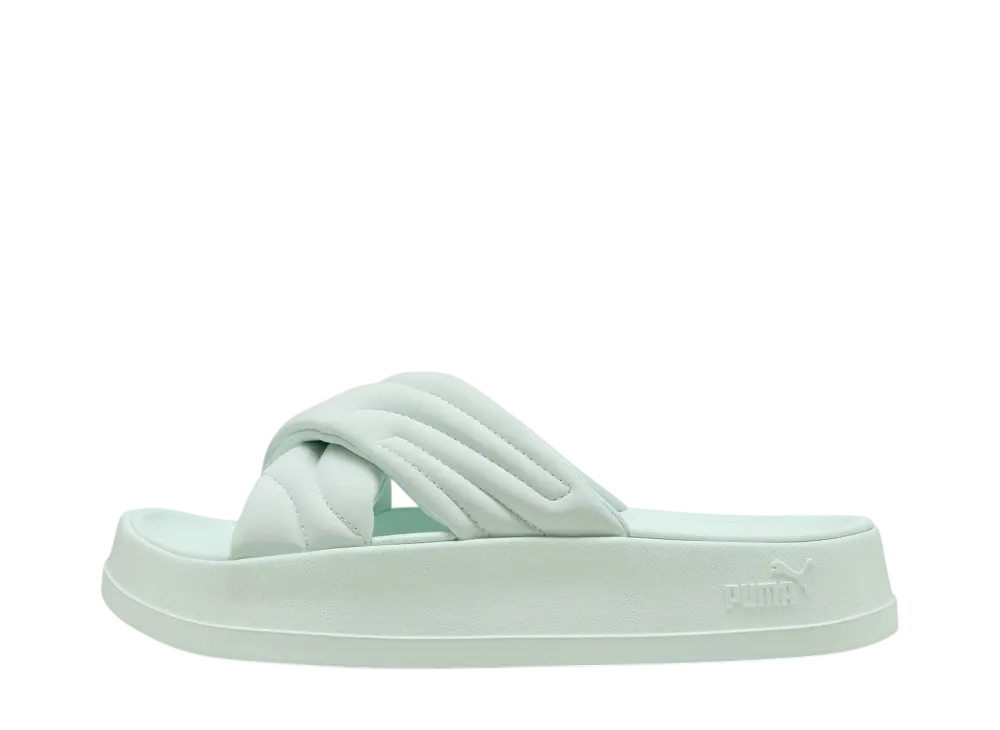 プーマ ウィメンズ リードキャット プラットフォーム "ピースフルブルー/プーマホワイト"