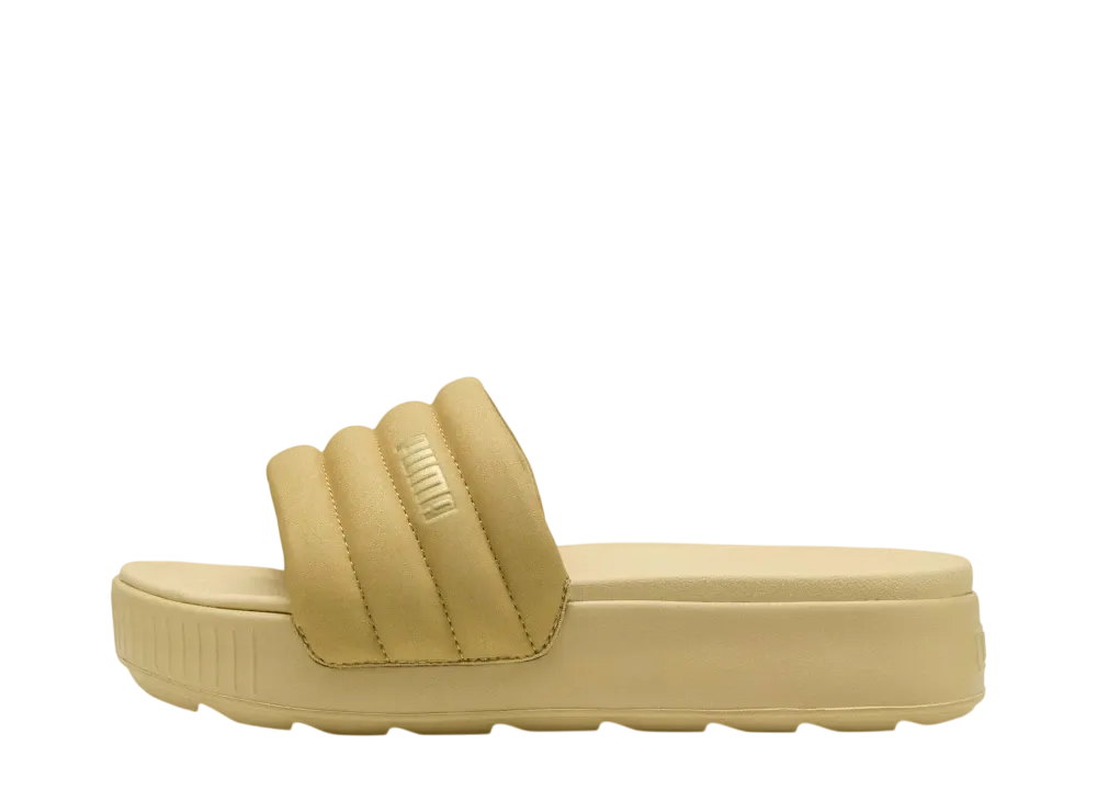 Puma Women's Karmen Puffy Aqua Metallics "Puma Gold/Light Sand"