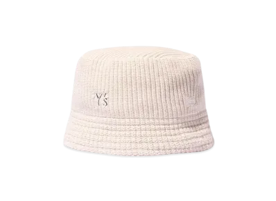 NEW ERA x Y's Knit Bucket SS25 Outline Logo "Stone"