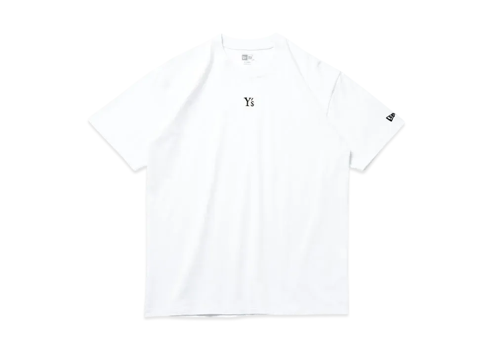 NEW ERA x Y's SS25 Outline Logo Short Sleeve Cotton T-shirt Regular Fit "White"