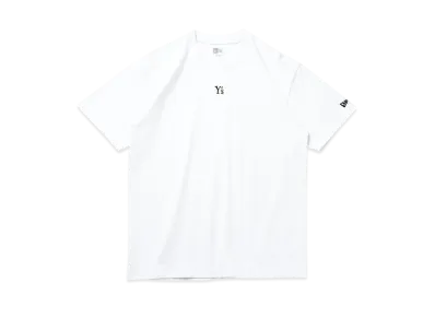 NEW ERA x Y's SS25 Outline Logo Short Sleeve Cotton T-shirt Regular Fit "White"